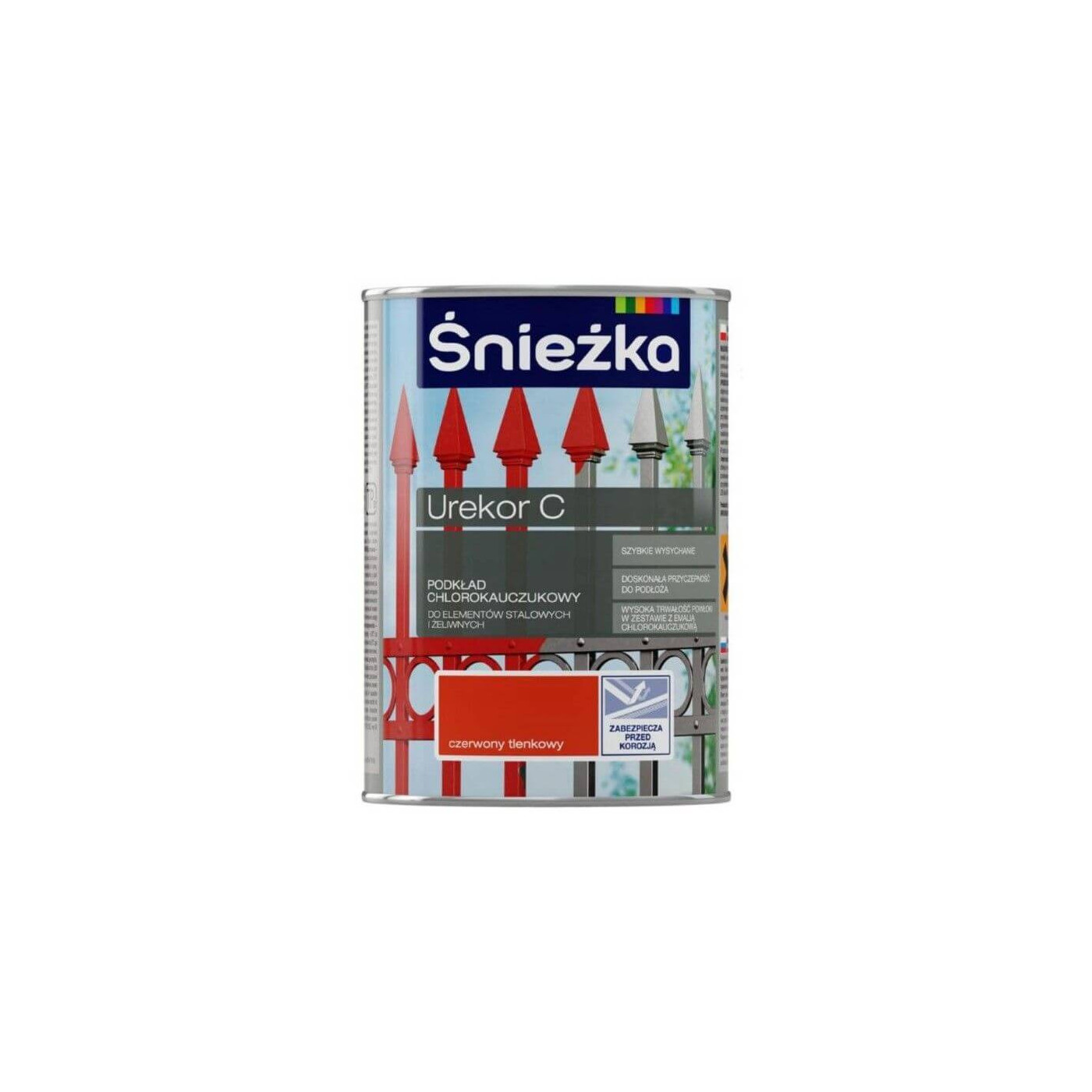 Farba Urekor C Czerwony Tlenkowy 0,8L Śnieżka Farba Urekor C Czerwony Tlenkowy 0,8L Śnieżka