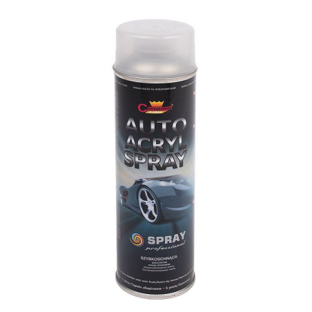 Spray Auto Acryl Bezbarwny 500 ml Champion