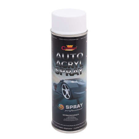 Spray Auto Acryl Biały Mat 500 ml Champion
