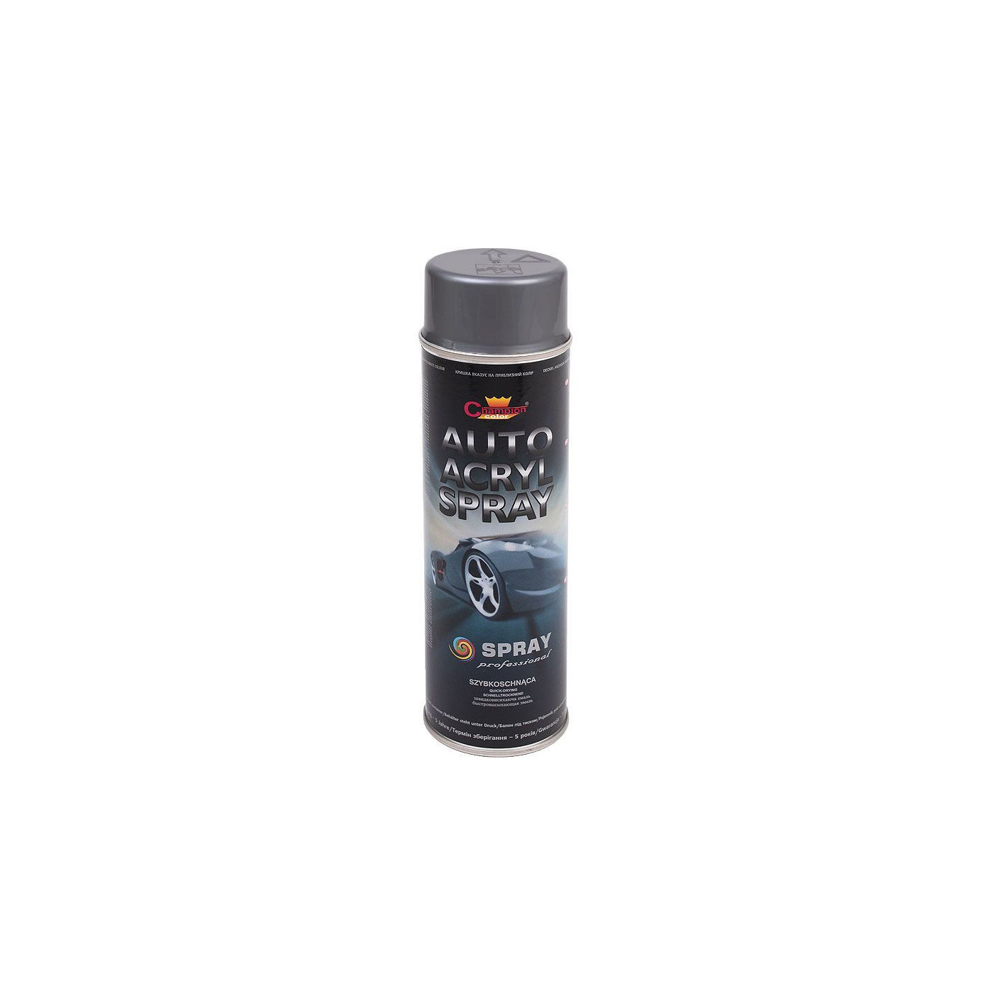 Spray Auto Acryl Srebrny 500 ml Champion Spray Auto Acryl Srebrny 500 ml Champion