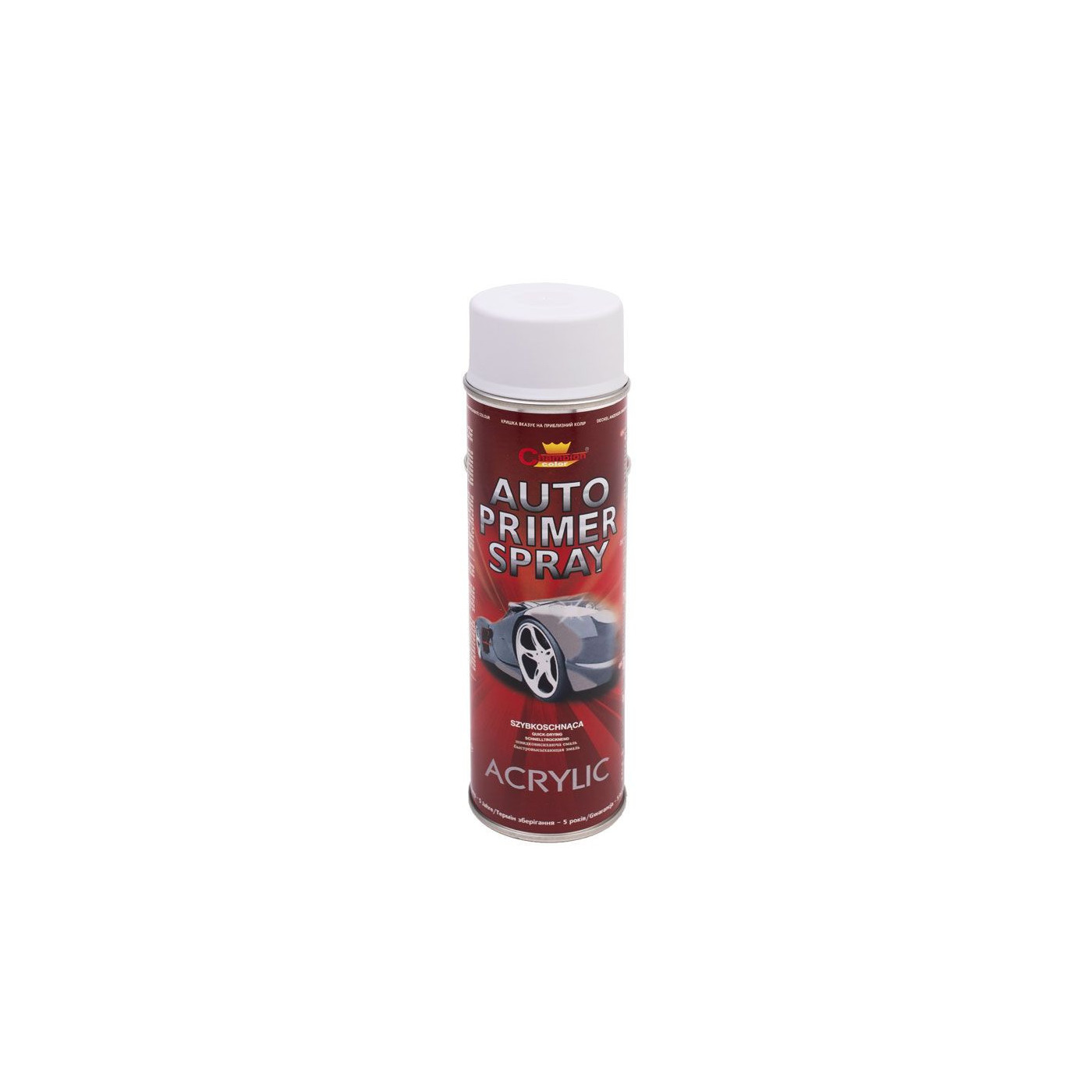 Spray Auto Podkład Biały Mat 500 ml Champion Spray Auto Podkład Biały Mat 500 ml Champion