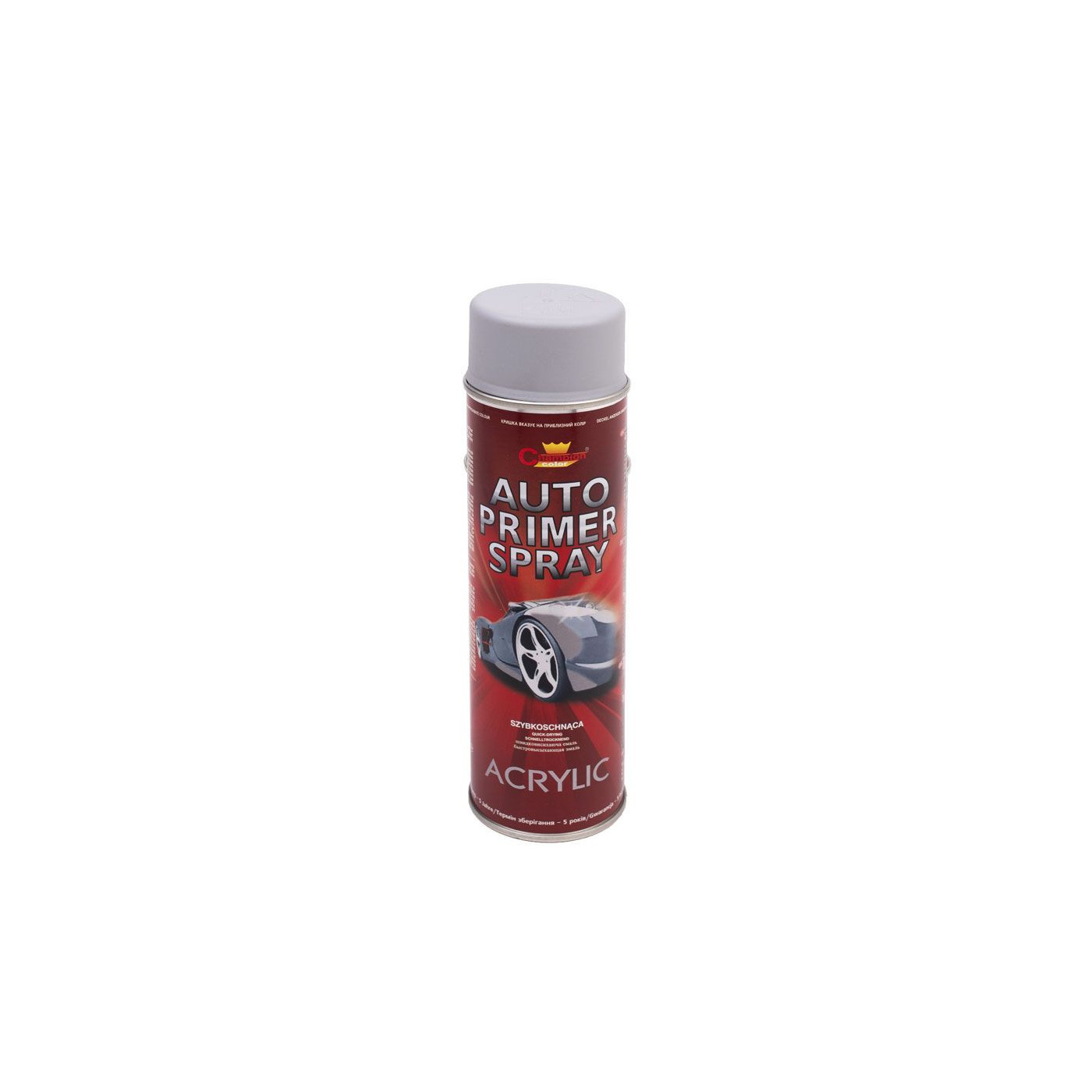 Spray Auto Podkład Szary 500 ml Champion Spray Auto Podkład Szary 500 ml Champion