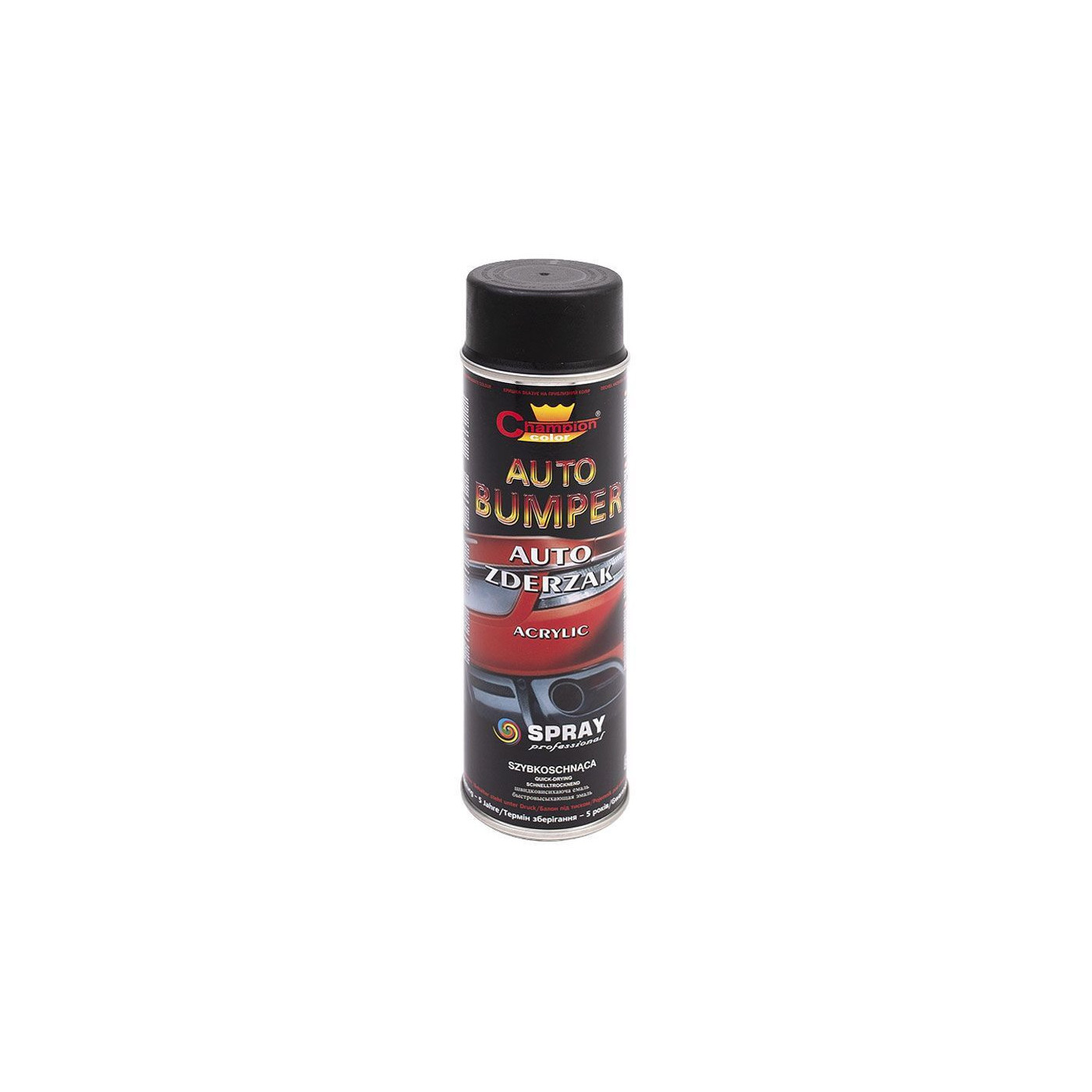 Spray Do Zderzaków Auto Czarny Mat 500 ml Champion Spray Do Zderzaków Auto Czarny Mat 500 ml Champion