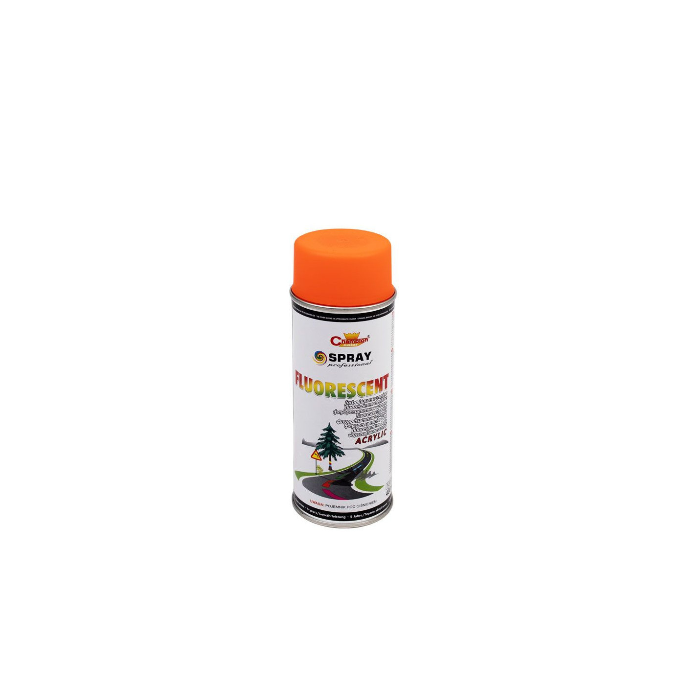Spray Fluorescencyjny Pomarańczowy 400 ml Champion Spray Fluorescencyjny Pomarańczowy 400 ml Champion