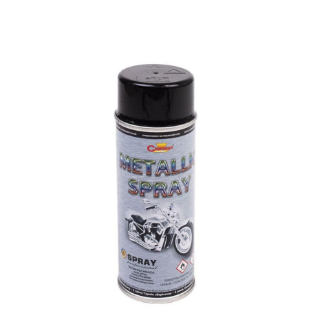 Spray Metallic Czarny 400 ml Champion