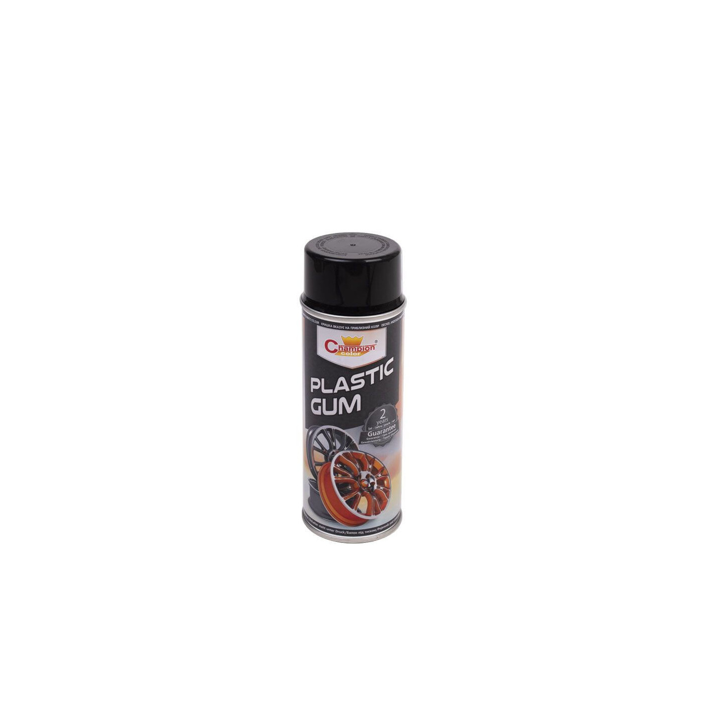 Spray Plastic Gum Czarny 400 ml Champion Spray Plastic Gum Czarny 400 ml Champion