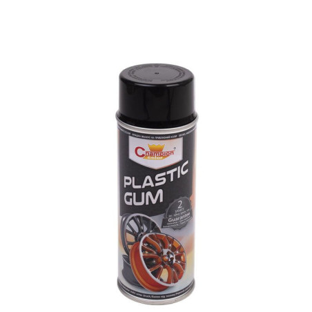 Spray Plastic Gum Czarny 400 ml Champion