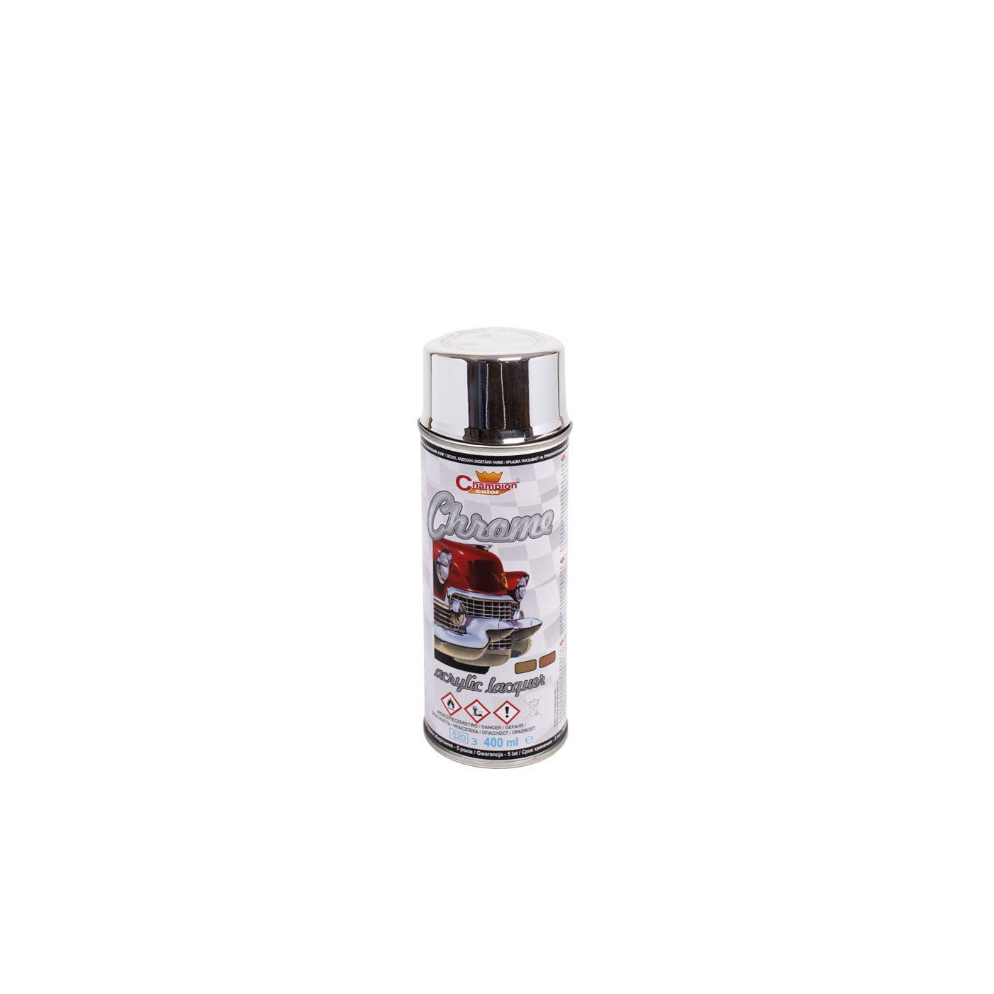 Spray Super Chrom Srebrny 400 ml Champion Spray Super Chrom Srebrny 400 ml Champion
