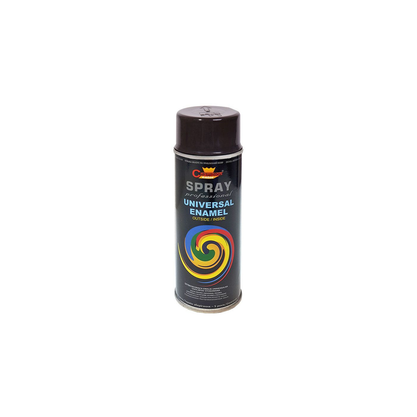 Spray Uniwersalny Czarny Połysk Ral 9005 400 ml Champion Spray Uniwersalny Czarny Połysk Ral 9005 400 ml Champion