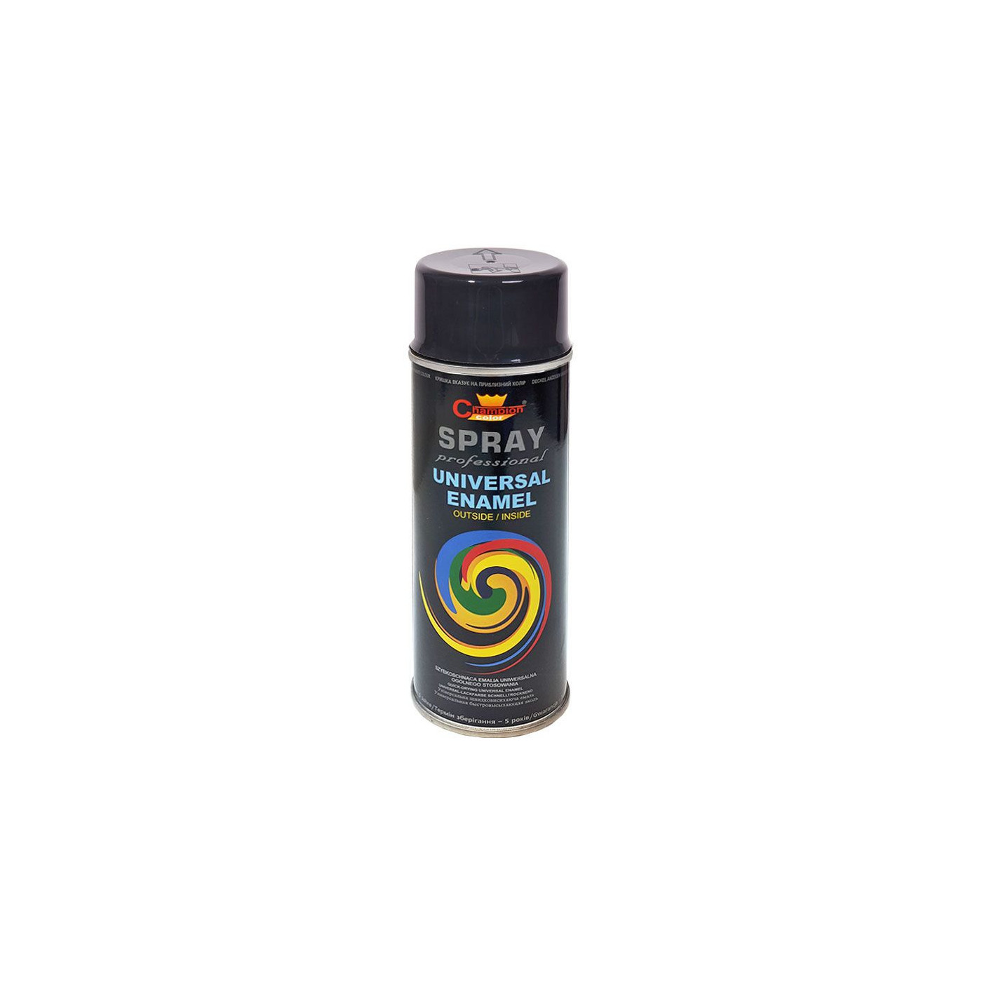 Spray Uniwersalny Szaro-Brązowy Ral 8019 400 ml Champion Spray Uniwersalny Szaro-Brązowy Ral 8019 400 ml Champion