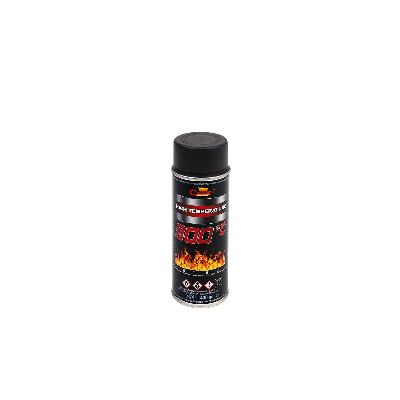 Spray Żaroodporny Czarny 400 ml Champion Spray Żaroodporny Czarny 400 ml Champion