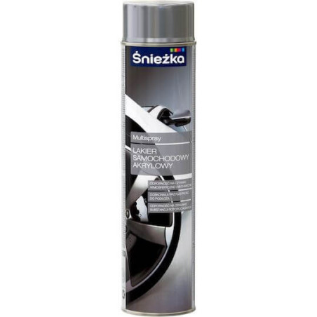 Spray Samochodowy Do Felg Srebrny 600 ml Śnieżka