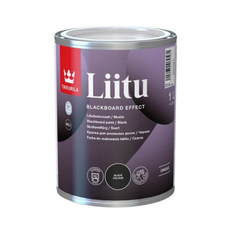 Farba Tablicowa Liitu Czarna 1L Tikkurila