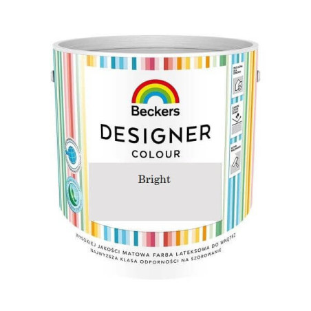Farba Lateks Designer Colour Bright 2,5L Beckers