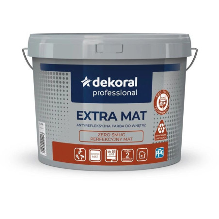 Farba Antyrefleksyjna Professional Extra Mat 9,25L Baza ZN Dekoral