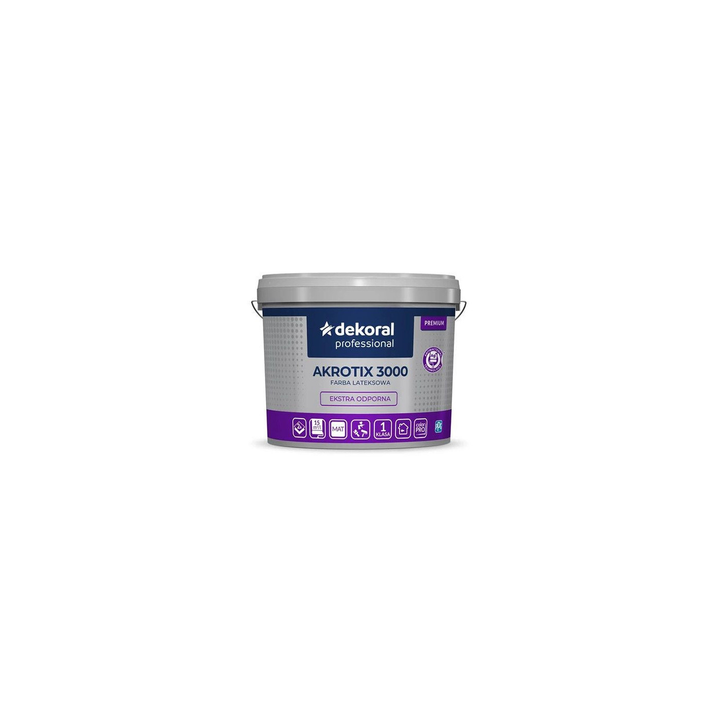Farba Lateksowa Professional Akrotix 3000 2,8L Baza LN Dekoral Farba Lateksowa Professional Akrotix 3000 2,8L Baza LN Dekoral