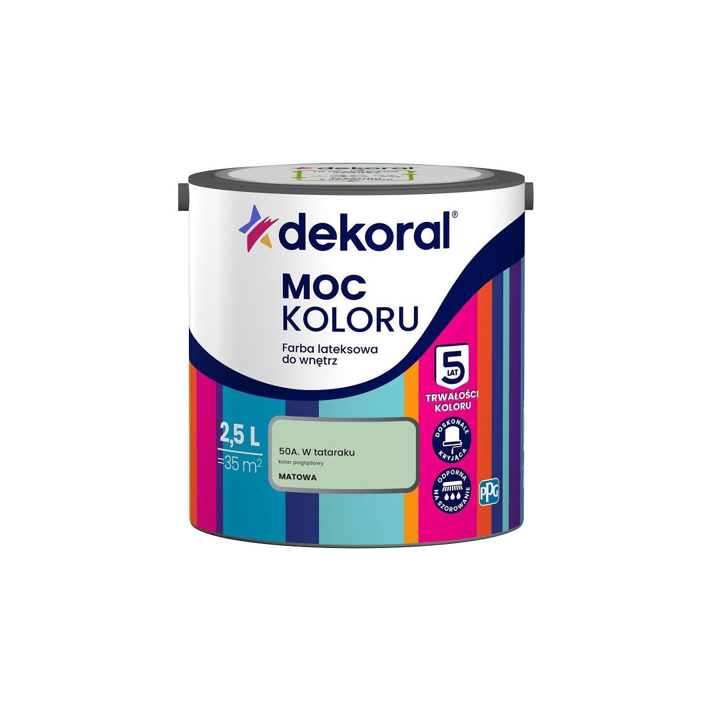 Farba Lateksowa Moc Koloru w Tataraku 2,5l Dekoral Farba Lateksowa Moc Koloru w Tataraku 2,5l Dekoral