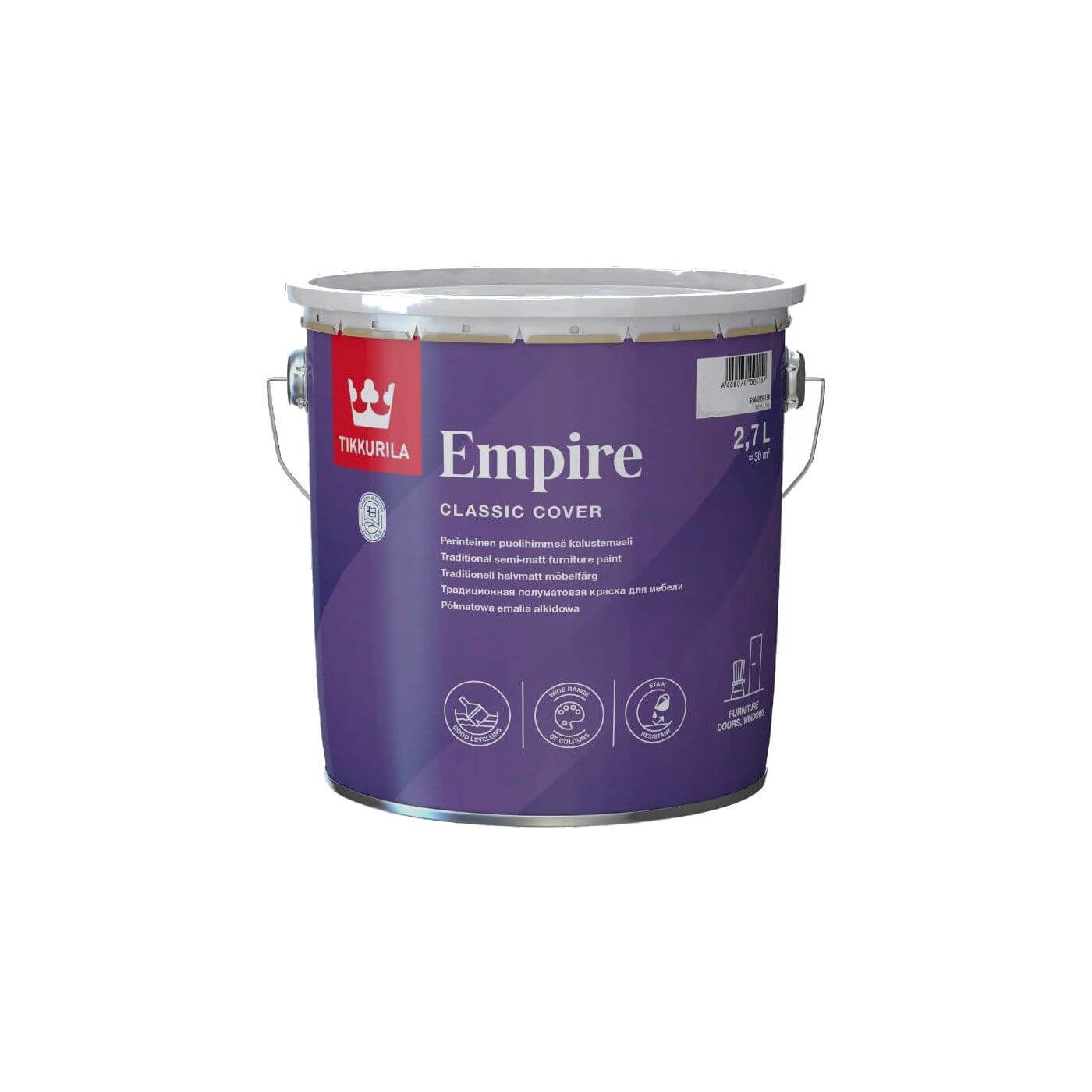 Baza C farby do mebli Empire 2,7 l Tikkurila Baza C farby do mebli Empire 2,7 l Tikkurila