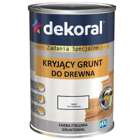 Ftalowy Grunt Gruntomal Biały 5L Dekoral