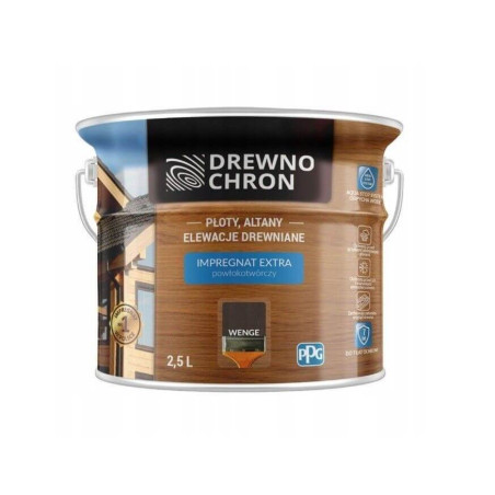 Impregnat Extra Powłokotwórczy Wenge 2,5L Drewnochron
