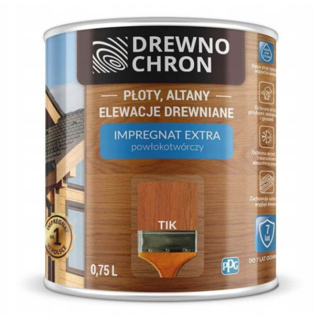 Impregnat Extra Powłokotwórczy Tik 0,75L Drewnochron
