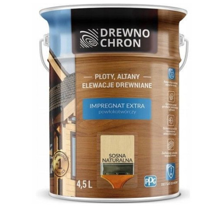 Impregnat Extra Powłokotwórczy Sosna Naturalna 4,5L Drewnochron