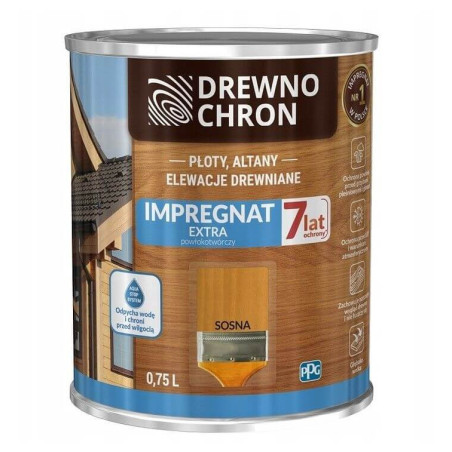 Impregnat Extra Powłokotwórczy Sosna 0,75L Drewnochron