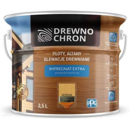 Impregnat Extra Powłokotwórczy Sosna 2,5L Drewnochron
