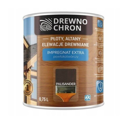 Impregnat Extra Powłokotwórczy Palisander Średni 0,75L Drewnochron