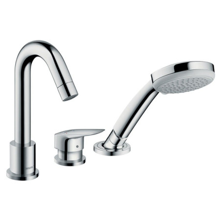 3-Otworowa Jednouchwytowa Bateria Na Brzeg Wanny Logis Chrom 71310000 Hansgrohe
