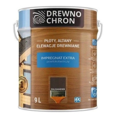 Impregnat Extra Powłokotwórczy Palisander 9L Drewnochron
