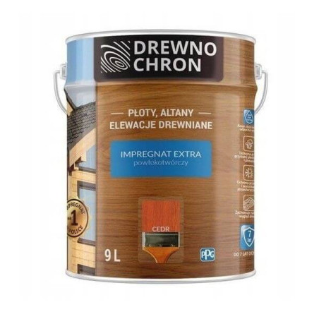 Impregnat Extra Powłokotwórczy Cedr 9L Drewnochron