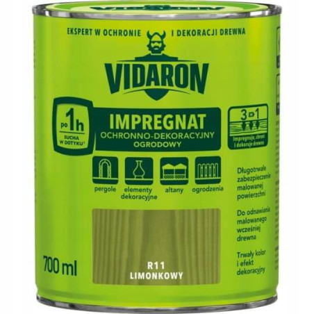 Impregnat Ochronno Dekoracyjny Ogrodowy Limonka R11 700 ml Vidaron
