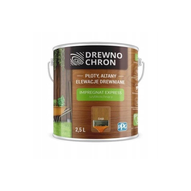 Impregnat Express Dąb 2,5L Drewnochron Impregnat Express Dąb 2,5L Drewnochron