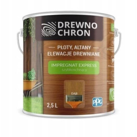 Impregnat Express Dąb 2,5L Drewnochron