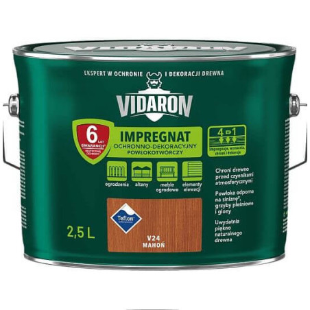 Impregnat Powłokotwórczy Vidaron 2.5L Mahoń V24 Vidaron