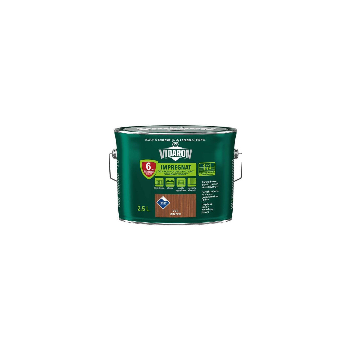 Impregnat Powłokotwórczy Vidaron 2.5L Orzech V25 Vidaron Impregnat Powłokotwórczy Vidaron 2.5L Orzech V25 Vidaron
