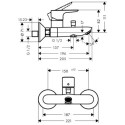 Bateria Wannowa Talis E Czarny Mat 71740670 Hansgrohe Bateria Wannowa Talis E Czarny Mat 71740670 Hansgrohe