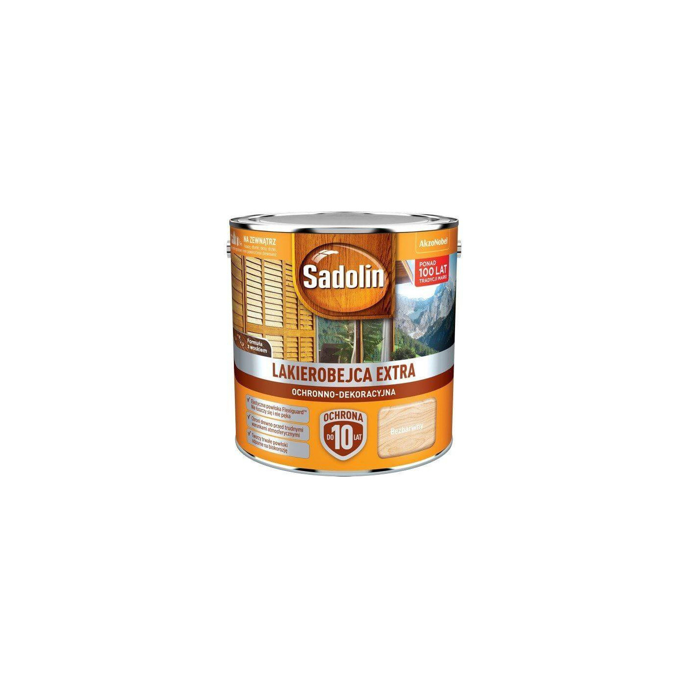 Lakierobejca Extra Bezbarwny 2,5L Sadolin Lakierobejca Extra Bezbarwny 2,5L Sadolin