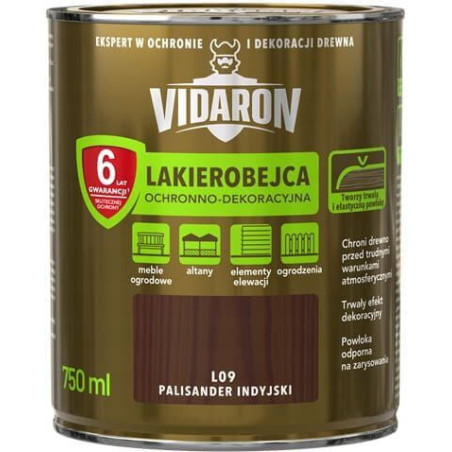 Lakierobejca Ochronno-Dekoracyjna Palisander Indyjski 0,75L Vidaron