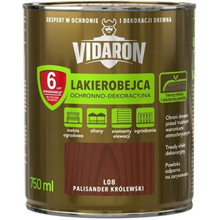 Lakierobejca Ochronno-Dekoracyjna Palisander Królewski 0,75L Vidaron