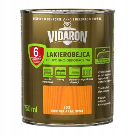 Lakierobejca Ochronno-Dekoracyjna Robinia Akacjowa 0,75L Vidaron