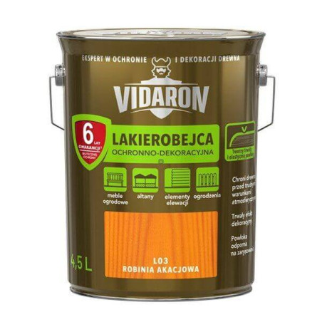 Lakierobejca Ochronno Dekoracyjna Robinia Akacjowa L03 4.5 L Vidaron