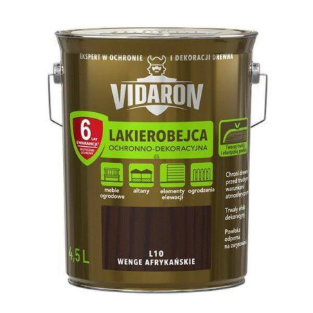 Lakierobejca Ochronno-Dekoracyjna Wenge Afrykańskie 4,5L Vidaron