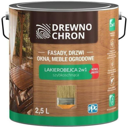 Lakierobejca 2w1 Dąb Naturalny 0,2 L Drewnochron