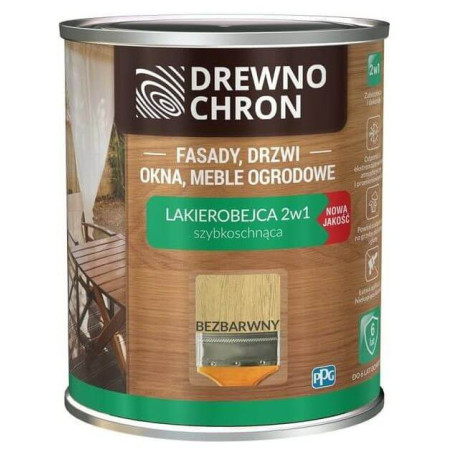 Lakierobejca 2w1 Bezbarwny 0.2L Drewnochron