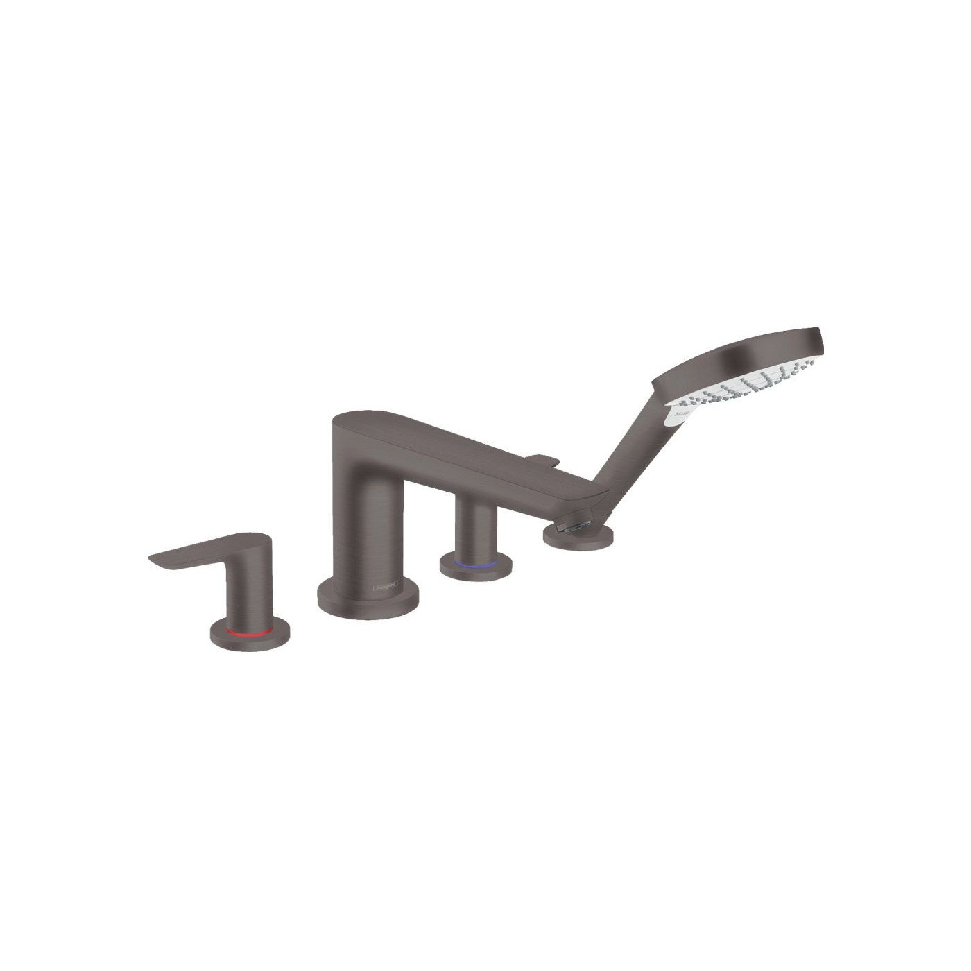 4-Otworowa Bateria Na Brzeg Wanny Talis E Czarny Chrom Szczotkowany 71748340 Hansgrohe 4-Otworowa Bateria Na Brzeg Wanny Talis E Czarny Chrom Szczotkowany 71748340 Hansgrohe