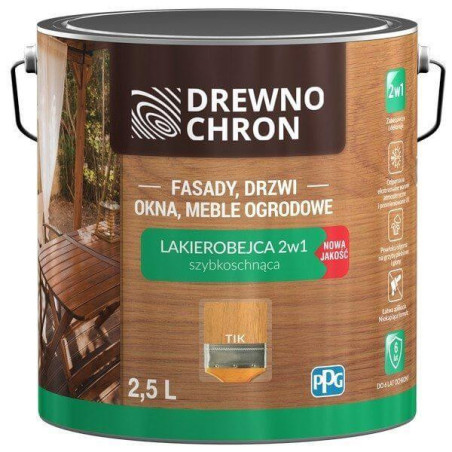 Lakierobejca 2w1 Tik 2.5L Drewnochron