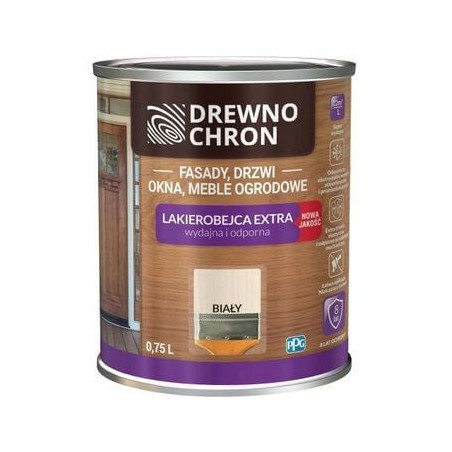 Lakierobejca Extra Biały 0,75L Drewnochron
