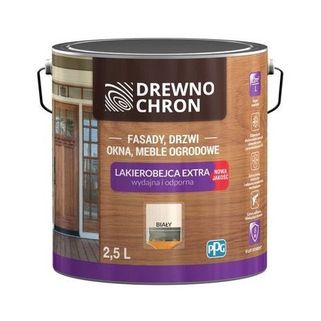 Lakierobejca Extra Biały 2,5L Drewnochron